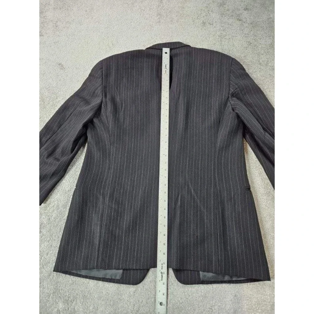 Giorgio Armani Suit Jacket 44 R Black Wool Designer Italy Designer Collezioni